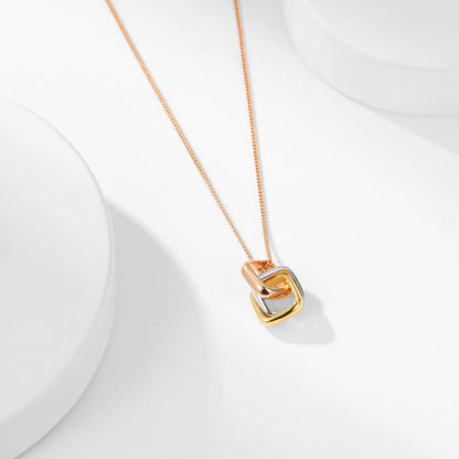 [Camiery] TRINITY CUSHION NECKLACE COLLECTION