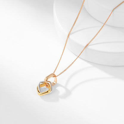 [Camiery] TRINITY CUSHION NECKLACE COLLECTION