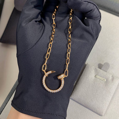 [Camiery] JUSTE NECKLACE FULL DIAMONDS
