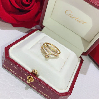 [Camiery] JUSTE RING 4.8MM FULL DIAMOND