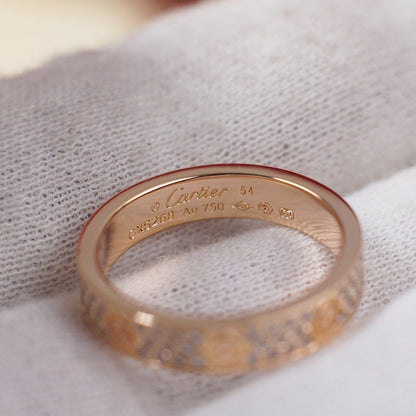 [Camiery] LOVE RING 4.0MM DIAMOND PAVED