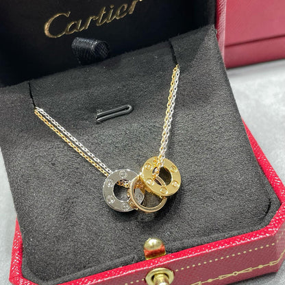 [Camiery] LOVE 6 DIAMOND PENDANT NECKLACE