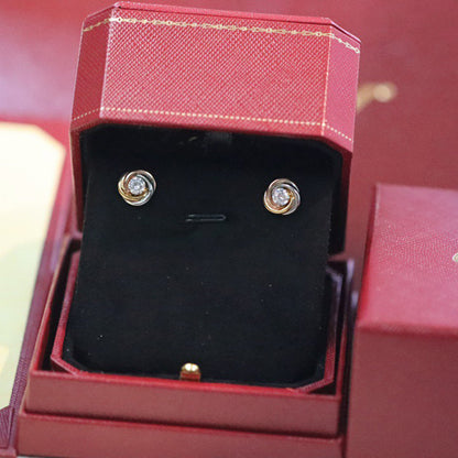 [Camiery] TRINITY STUD DIAMOND EARRINGS