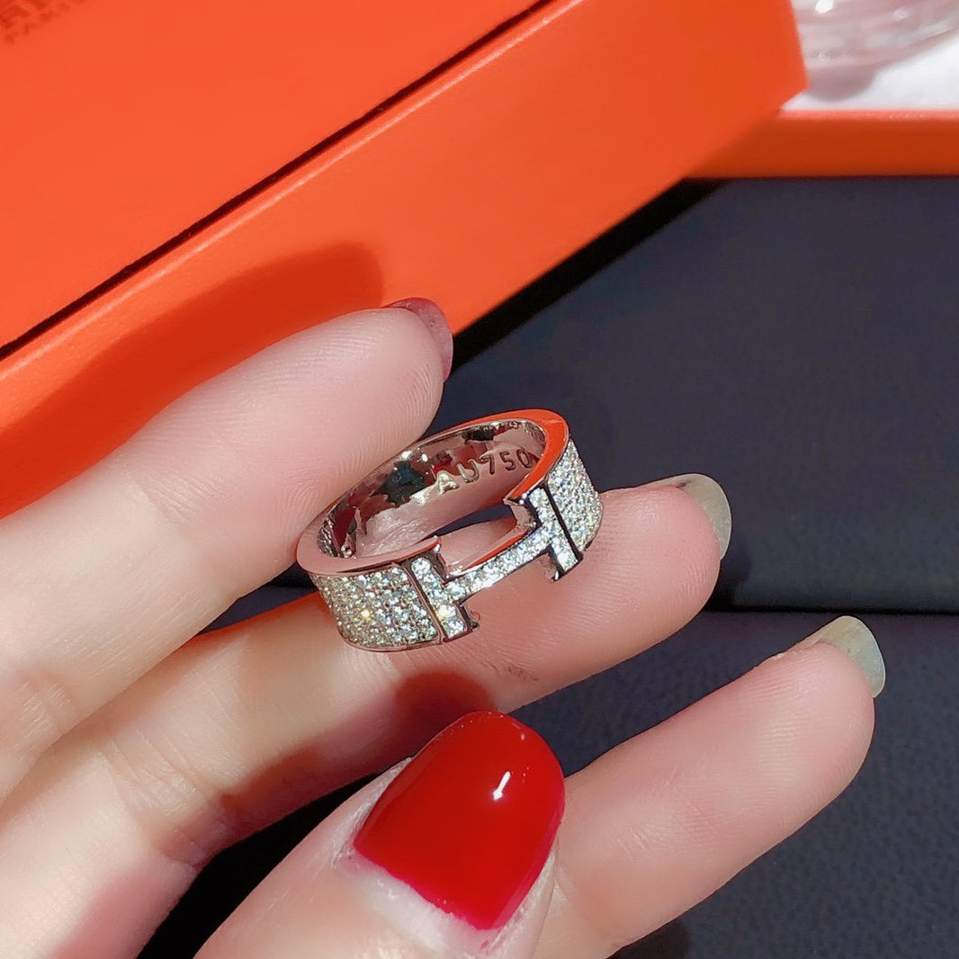 [Camiery]H RING FULL DIAMOND