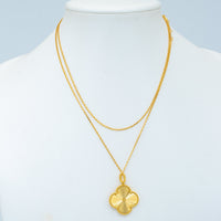 [Camiery]CLOVER 25MM PEDANT NECKLACE GOLD