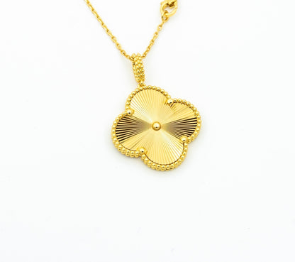 [Camiery]CLOVER 25MM PEDANT NECKLACE GOLD