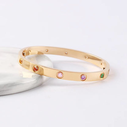 [Camiery]2026 RAINBOW LOVE BRACELET 6.1MM  10 DIAMONDS