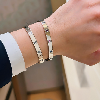 [Camiery]2026 RAINBOW LOVE BRACELET 6.1MM  10 DIAMONDS