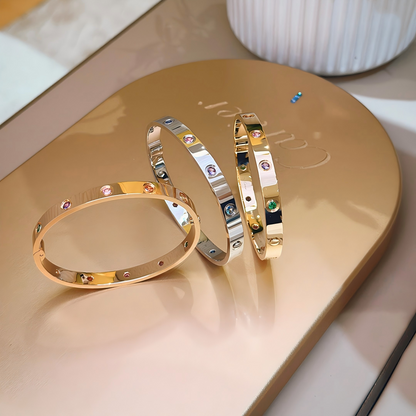 [Camiery]2026 RAINBOW LOVE BRACELET 6.1MM  10 DIAMONDS