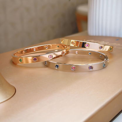 [Camiery]2026 RAINBOW LOVE BRACELET 6.1MM  10 DIAMONDS