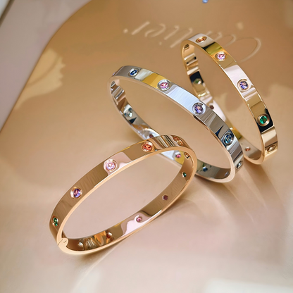 [Camiery]2026 RAINBOW LOVE BRACELET 6.1MM  10 DIAMONDS