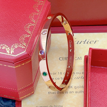 [Camiery]2026 RAINBOW LOVE BRACELET 6.1MM  10 DIAMONDS