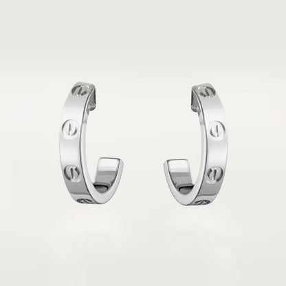[Camiery] LOVE EARRINGS 2.65 MM NO DIAMOND SMALL