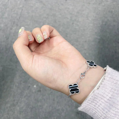 [Camiery] CLOVER 5 MOTIF PULSAR STONE BRACELET COLLECTION