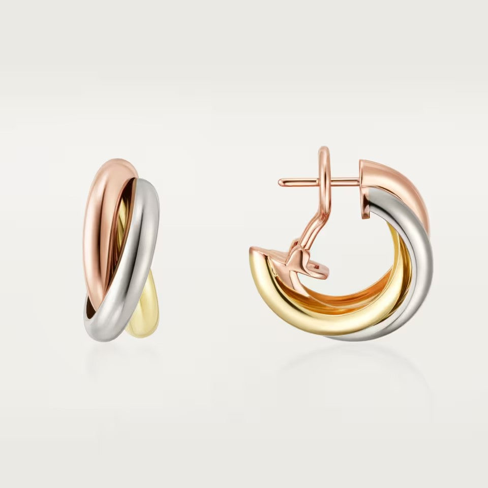 [Camiery] TRINITY ON DIAMOND CLASSIC EARRINGS