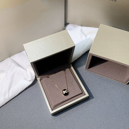 [Camiery]JEUX DE PINK GOLD DIAMOND NECKLACE