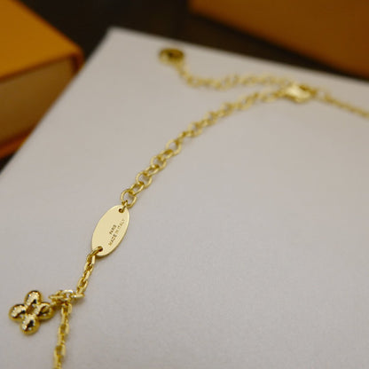 [Camiery]BLOOMING SUPPLE NECKLACE BRASS