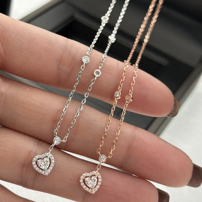 [Camiery]JOY HEART DIAMOND NECKLACE