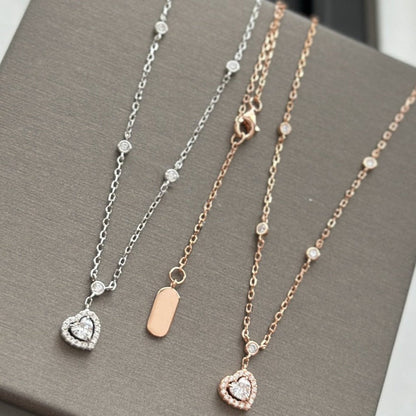 [Camiery]JOY HEART DIAMOND NECKLACE