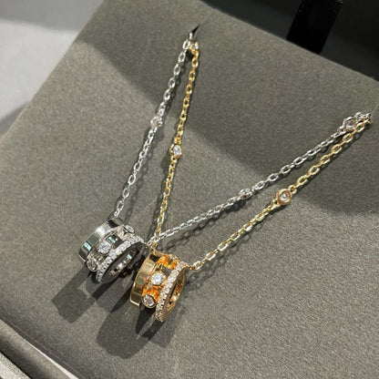 [Camiery]CHAIN MOVE ROMANE PEDAND NECKLACE