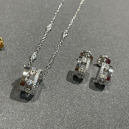 [Camiery]CHAIN MOVE ROMANE PEDAND NECKLACE