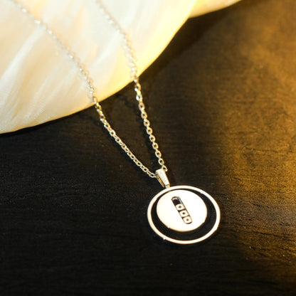 [Camiery]LUCKY MOVE MM SILVER DIAMOND NECKLACE