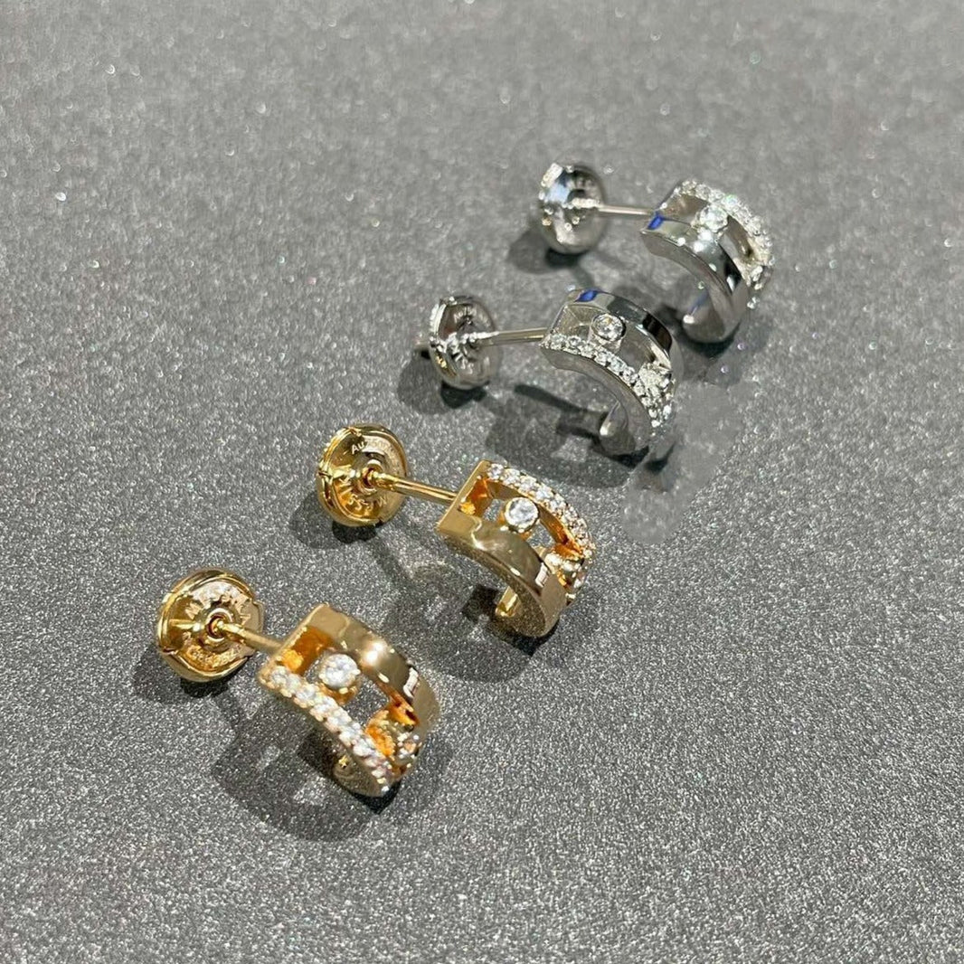 [Camiery]MOVE ROMANE EARRINGS DIAMOND