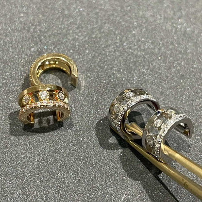 [Camiery]MOVE ROMANE EARRINGS DIAMOND