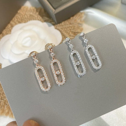 [Camiery]DORMEUSES MOVE UNO DIAMOND EARRINGS