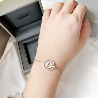 [Camiery]LUCKY MOVE PAVED DIAMOND BRACELET