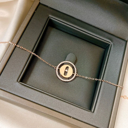 [Camiery]LUCKY MOVE PAVED DIAMOND BRACELET