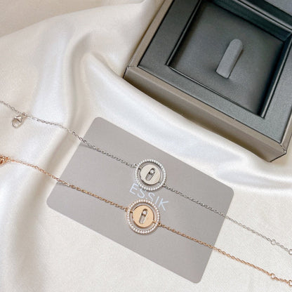 [Camiery]LUCKY MOVE PAVED DIAMOND BRACELET