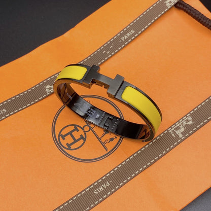 [Camiery]CLIC HM SO BLACK YELLOW BRACELET