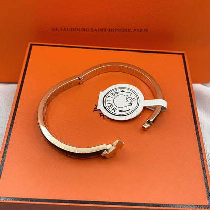 [Camiery]CLASSIC HM CLIC BLACK 8MM ENAMEL BRACELET