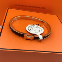 [Camiery]CLASSIC HM CLIC BLACK 8MM ENAMEL BRACELET