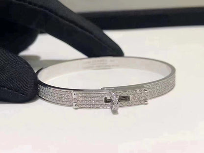 [Camiery]HM KELLY BRACELET IN SILVER AND FULL PAVE DIAMOND