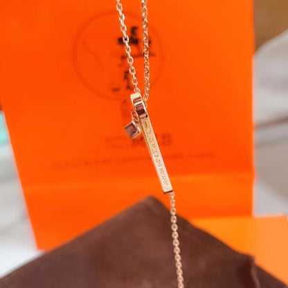 [Camiery]HM NECKLACE PLATINUM ROSE GOLD DIAMOND