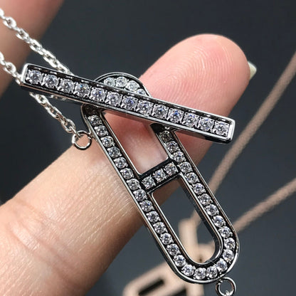 [Camiery]HM NECKLACE PLATINUM ROSE GOLD DIAMOND