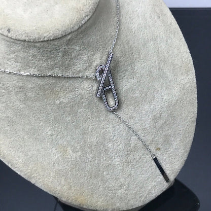[Camiery]HM NECKLACE PLATINUM ROSE GOLD DIAMOND