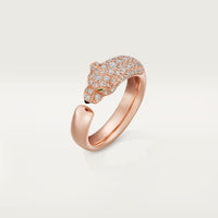 [Camiery] PANTHERE HALF DIAMOND SMALL RING