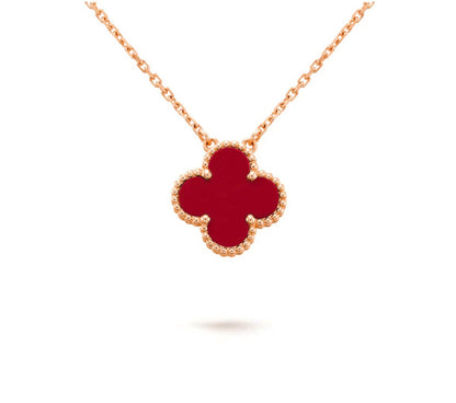 [Camiery]CLOVER 15MM SINGLE FLOWER NECKLACE COLLECTION