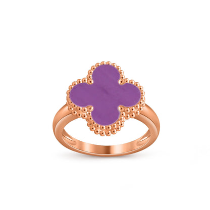 [Camiery]CLOVER RING ROSE GOLD COLLECTION