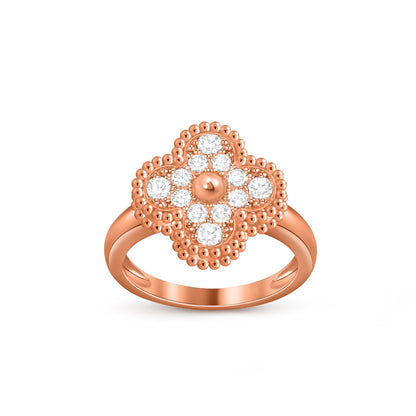 [Camiery]CLOVER RING ROSE GOLD COLLECTION