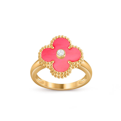 [Camiery]CLOVER DIAMOND RING GOLD COLLECTION