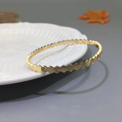 [Camiery]BEE LOVE GOLD DIAMOND BRACELET
