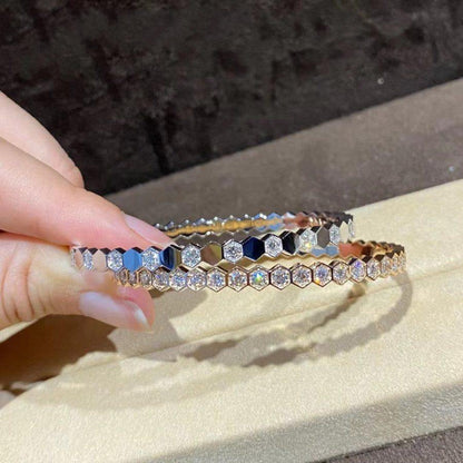 [Camiery]BEE LOVE GOLD BRACELET FULL DIAMOND