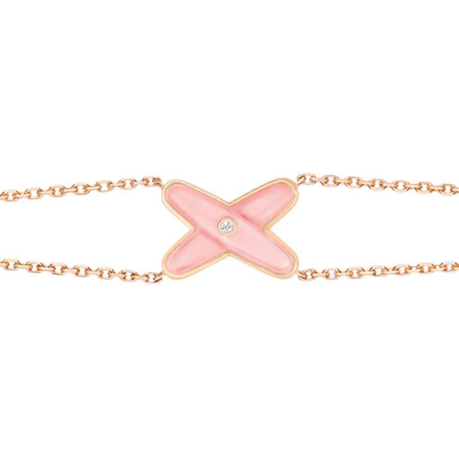 [Camiery]JEUX BRACELET PINK MOP PINK GOLD 1 DIAMOND