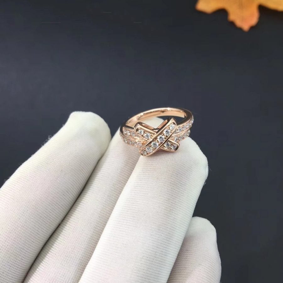 [Camiery]JEUX DE RING PINK GOLD DIAMOND