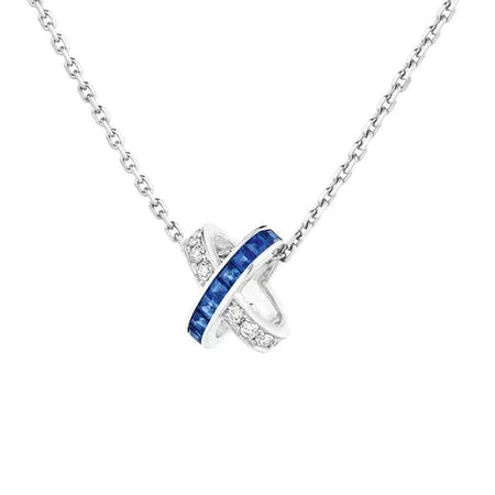 [Camiery]LIENS DIAMOND SILVER NECKLACE