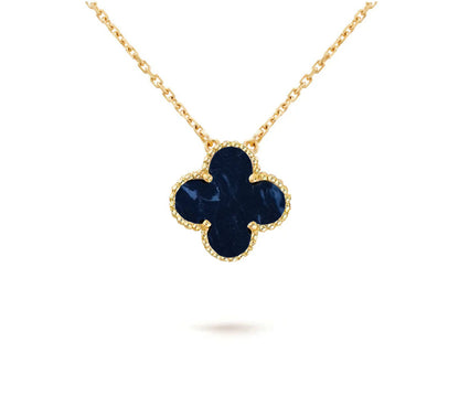[Camiery]CLOVER 15MM SINGLE FLOWER NECKLACE COLLECTION